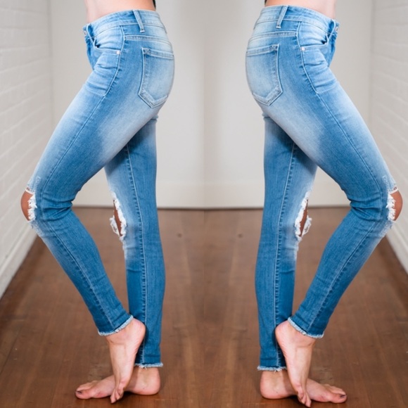 HP  KanCan Destroyed Knee Jeans *FIRM* - Picture 6 of 8